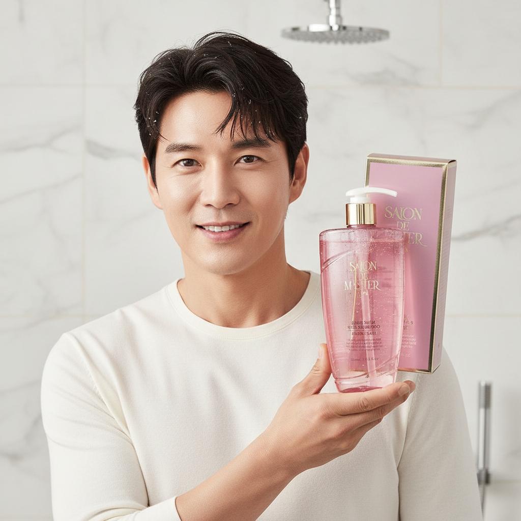 살롱드 마스터  헤어샴푸 더블케어 400ml x 2개 두피모발동시케어 영양샴푸 - 상품 이미지