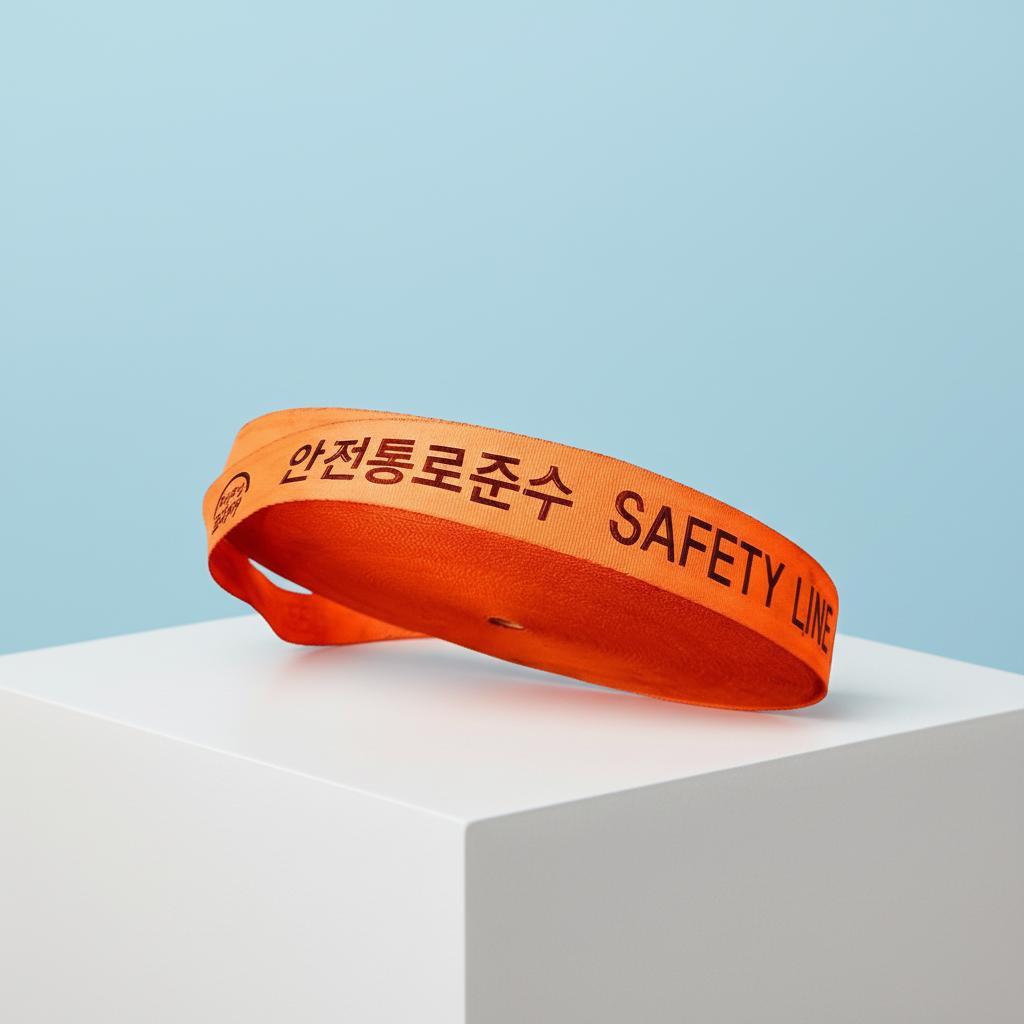 안전띠 웨빙띠 접근금지바 공사장 안전제일 - 상품 이미지