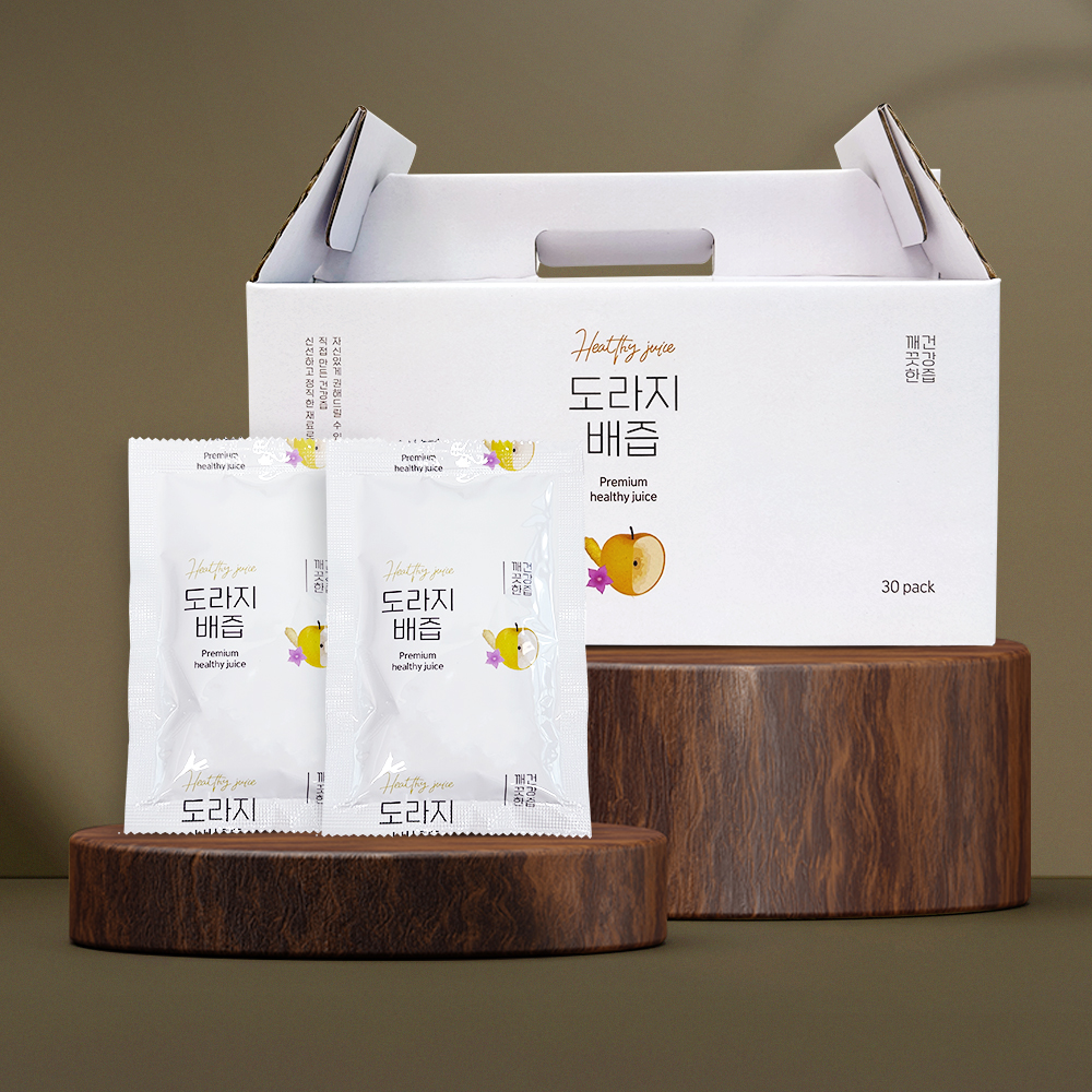 늘초담 도라지배즙 90ml 30포 배 도라지청 약도라지 진액 맥문동 수세미 생강 어른 아기 - 상세 이미지 2