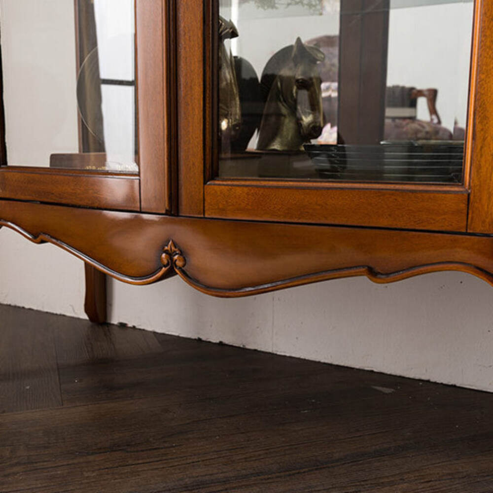 까사홈 까르띠 엔틱 유리 장식장