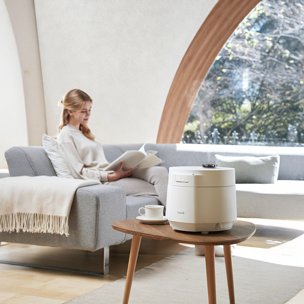 프롬비 100도 아기 가열식가습기 대용량 저소음 FD233 화이트