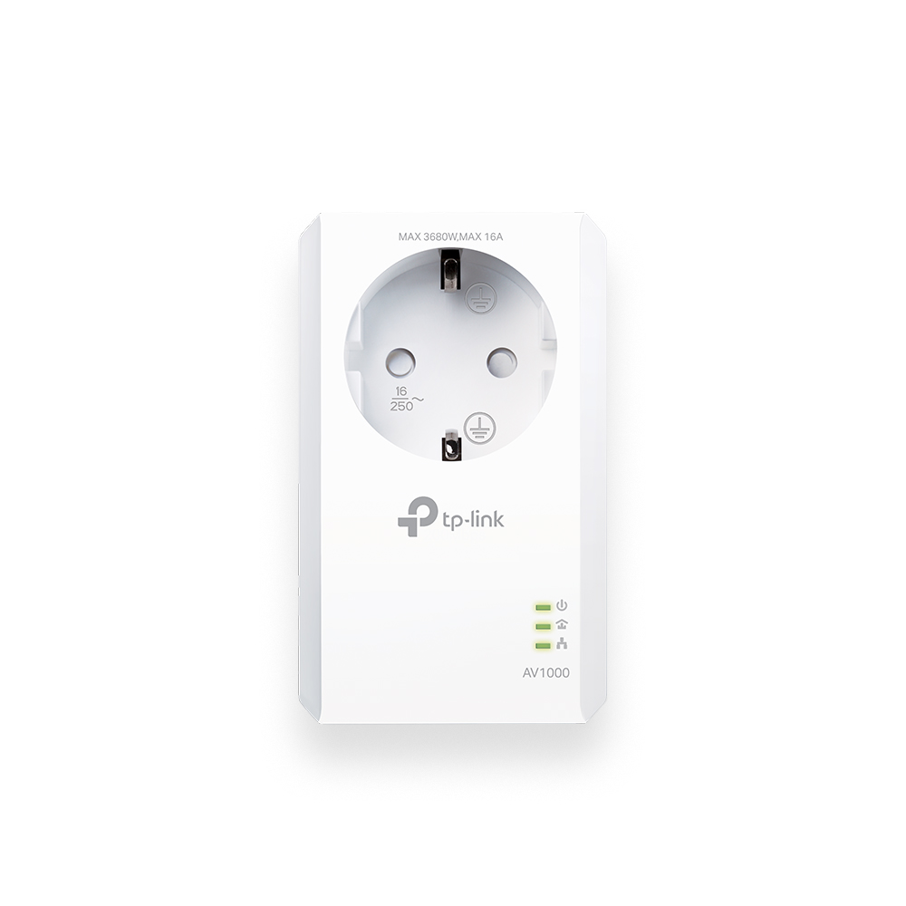 티피링크 TL-PA7017P AV1000 기가비트 패스스루 PLC 전원 벽플러그 어댑터 - 상품 이미지