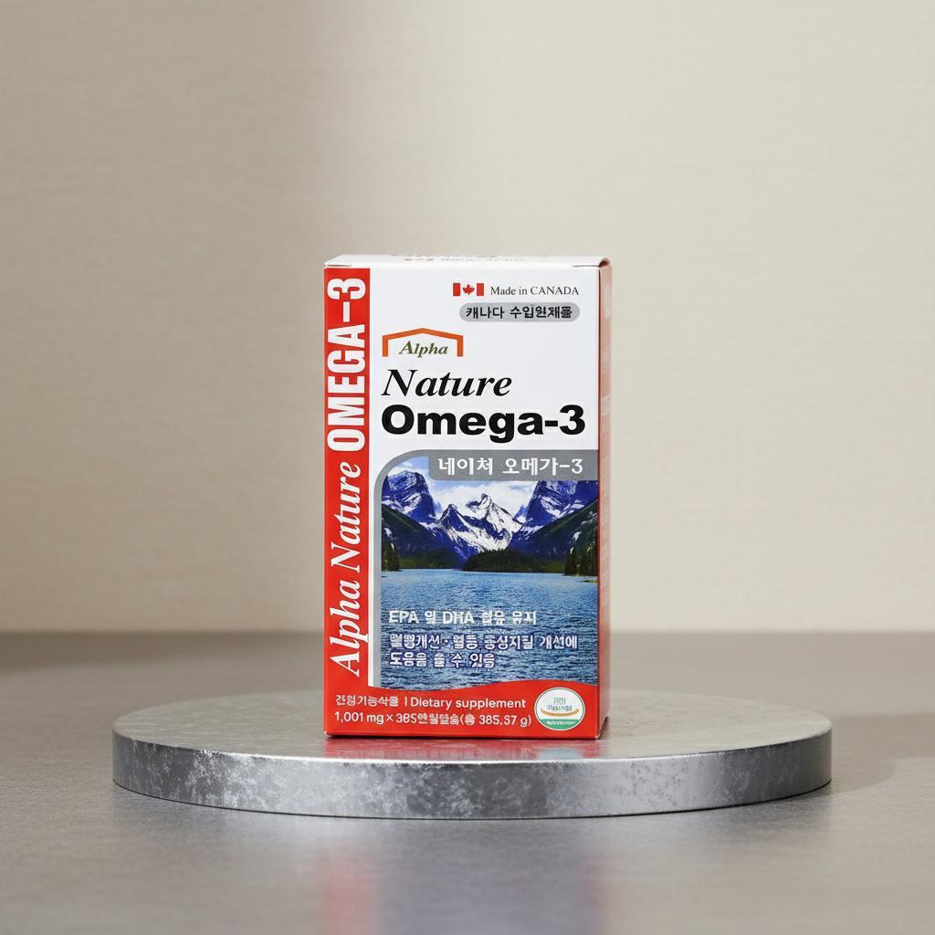 네이쳐오메가3 1001mg x 365 캡슐 EPA+DHA 700mg 오메가쓰리 - 메인 이미지