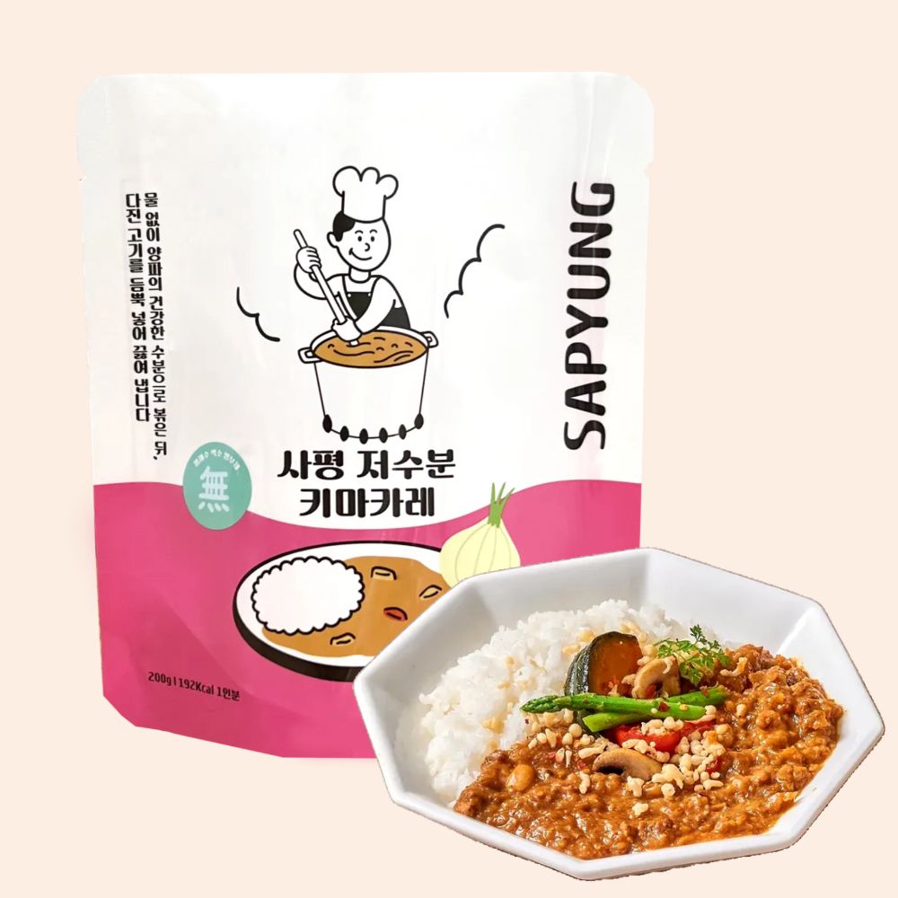 [단품] 키마카레 물없이 양파로 만든 사평 저수분 카레 200g - 상품 이미지
