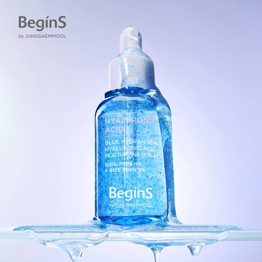비긴스 바이 정샘물 블루 수국 히알루론산 수분 세럼 30ml
