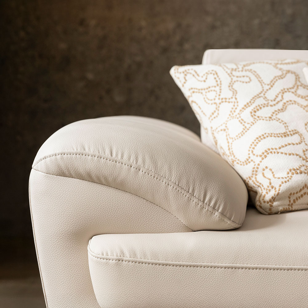 장인가구 두두 비건 실리콘 레더 틸팅 헤드레스트 3인용 가죽 소파