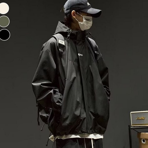 데일리 남성 바람막이 자켓 오버핏 남성 루즈핏 자켓 트레이닝 간절기 - 상품 이미지