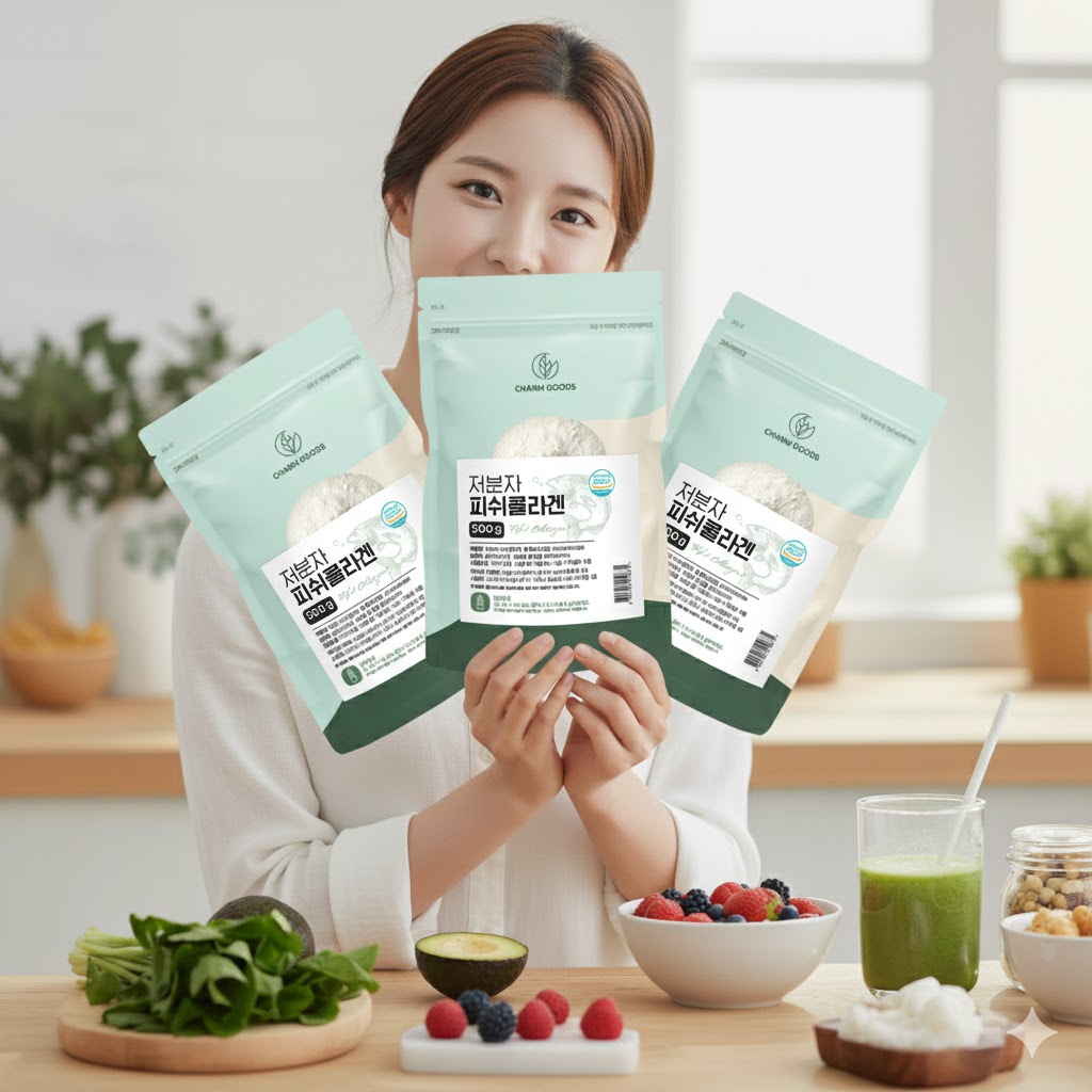 저분자 피쉬콜라겐 콜라겐 분말 500g 3개 - 상품 이미지