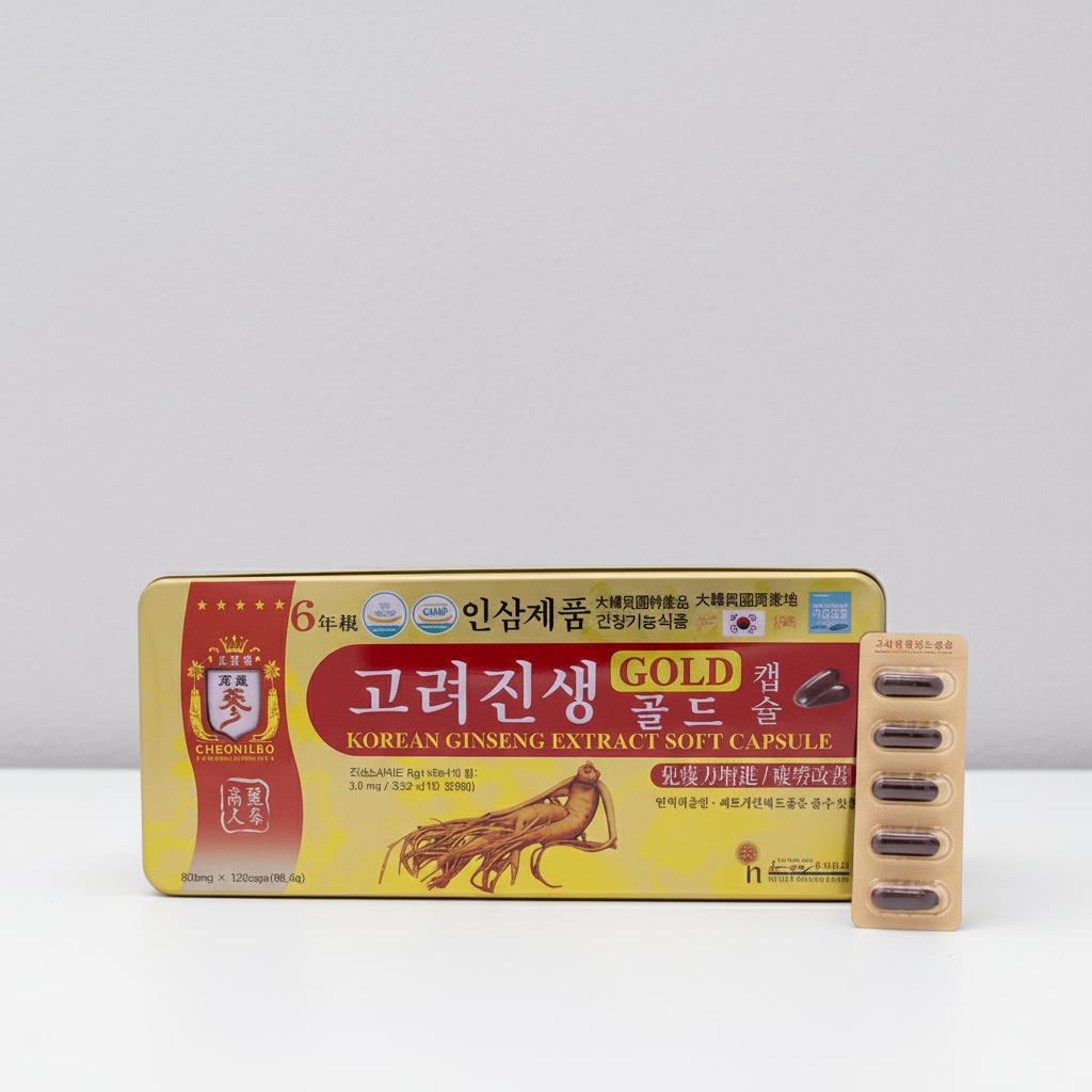 6년근 고려진생골드캡슐 830g120캡슐 (인삼캡슐) - 메인 이미지
