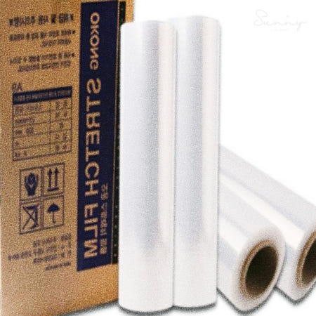 오공 스트레치 필름 25Mic 1BOX 4롤 500mm x 275M 파레트포장 지니샵