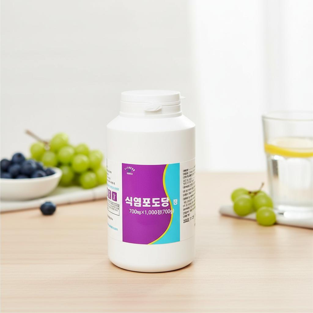 식염포도당 1000정 대용량 탈수 예방 건설현장 야외활동 땀배출 헬스 러닝 - 상품 이미지