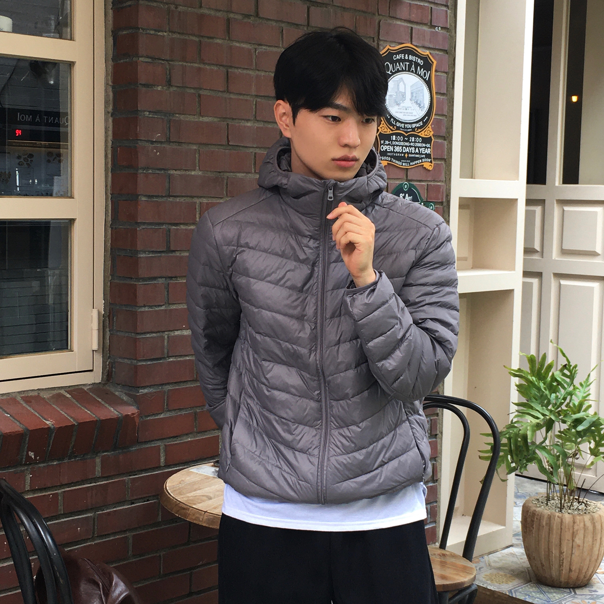 남성경량다운 남성퀄팅패딩 남자오리털패딩 - 상세 이미지 2