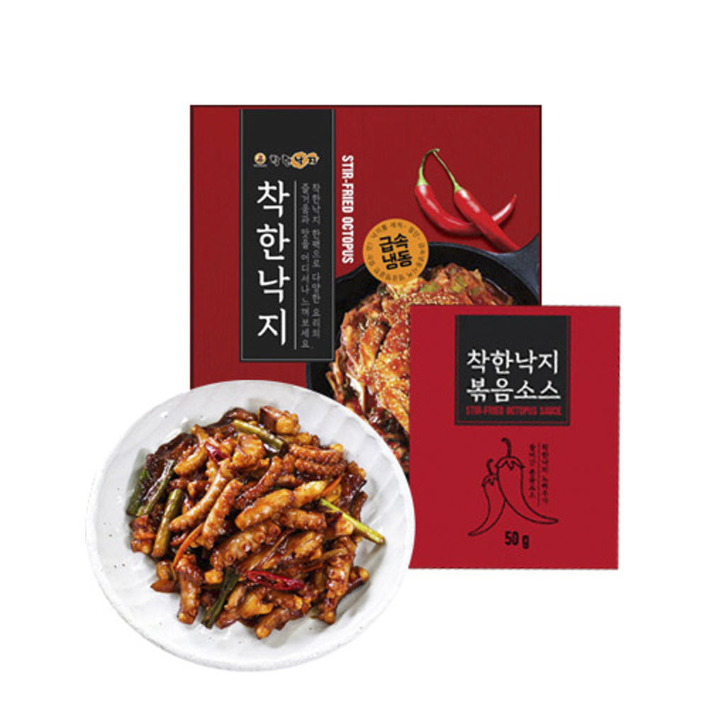 착한낙지 낙지볶음 매운 맛집 홈쇼핑 밀키트 135g, 6팩 이미지 4