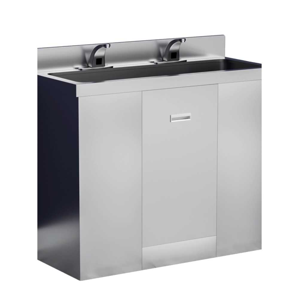손세정대 손세척대 스테인리스 옥내용 탕비실 화장실 500x420x880mm 기본형 - 상세 이미지 3