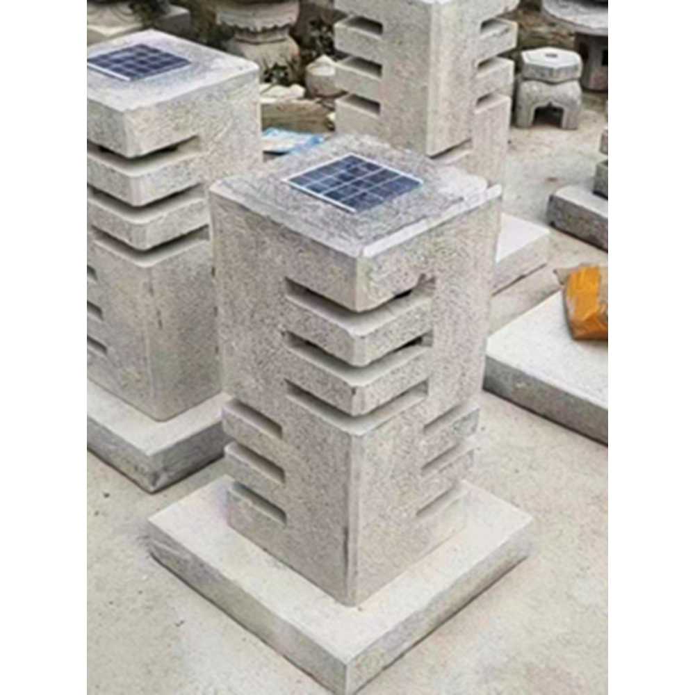 전통 석등 석탑 조경 장식 정원 석조 인테리어 소품 B 30cm - 상품 이미지