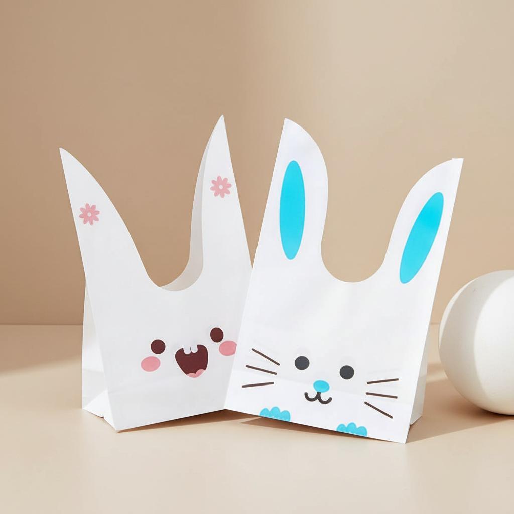 토끼 선물 포장 보자기 봉투 13x22cm (중) 50P - 메인 이미지