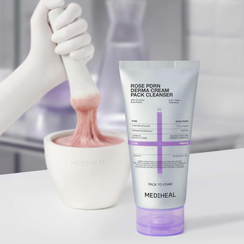 메디힐 더마 크림 팩 클렌저 클렌징폼 피디알엔, 120ml, 1개 - 상세 이미지 3
