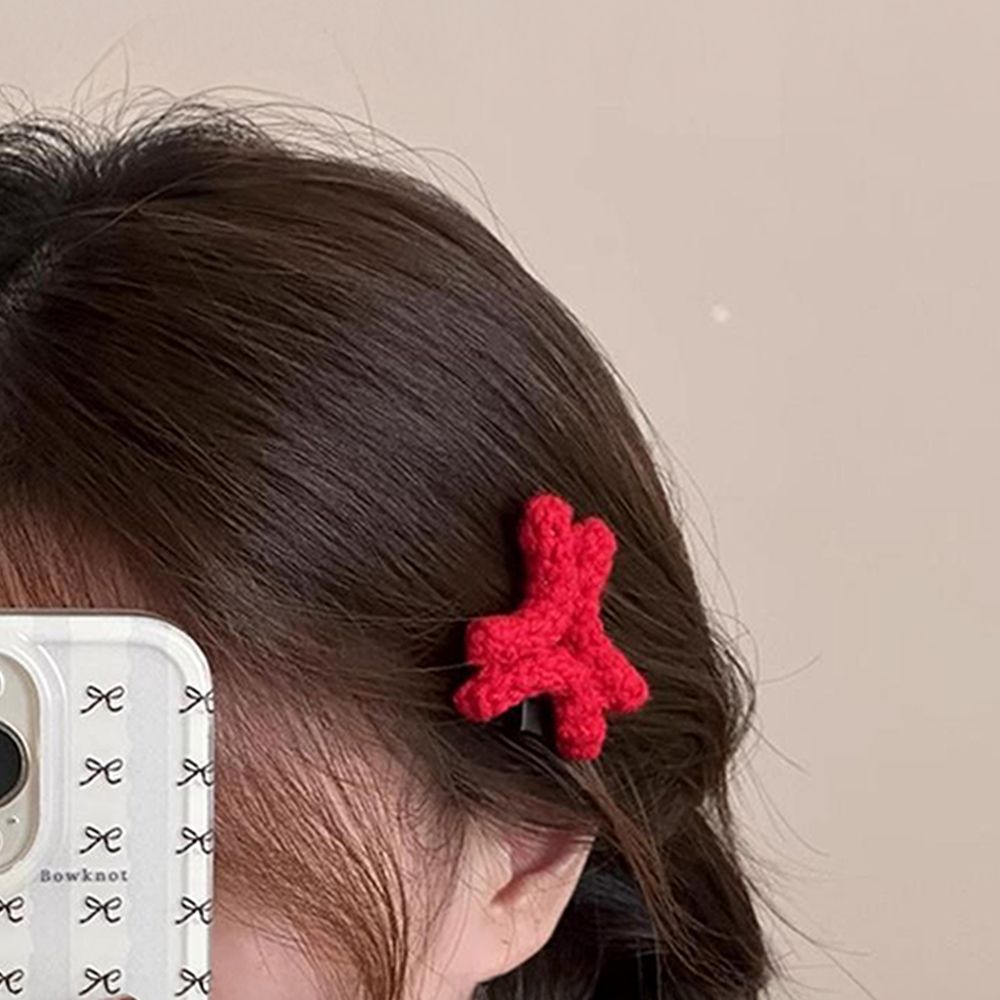 빡침 빠직 머리핀 예쁜 헤어 액세사리 핀 미니 머리 집게핀 재미있는 쓸데없는 생일 선물 - 상세 이미지 2