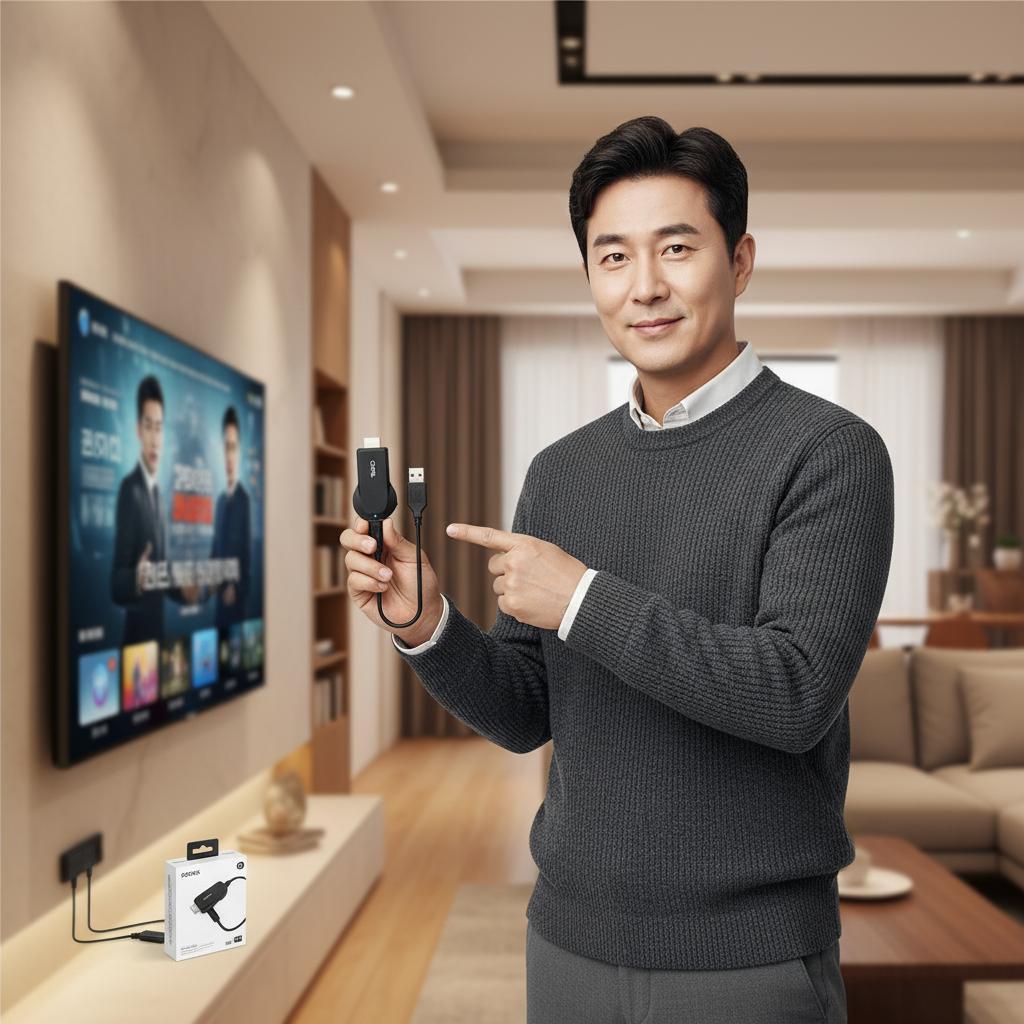 미라캐스트 스마트폰 MHL 무선동글 - 상품 이미지