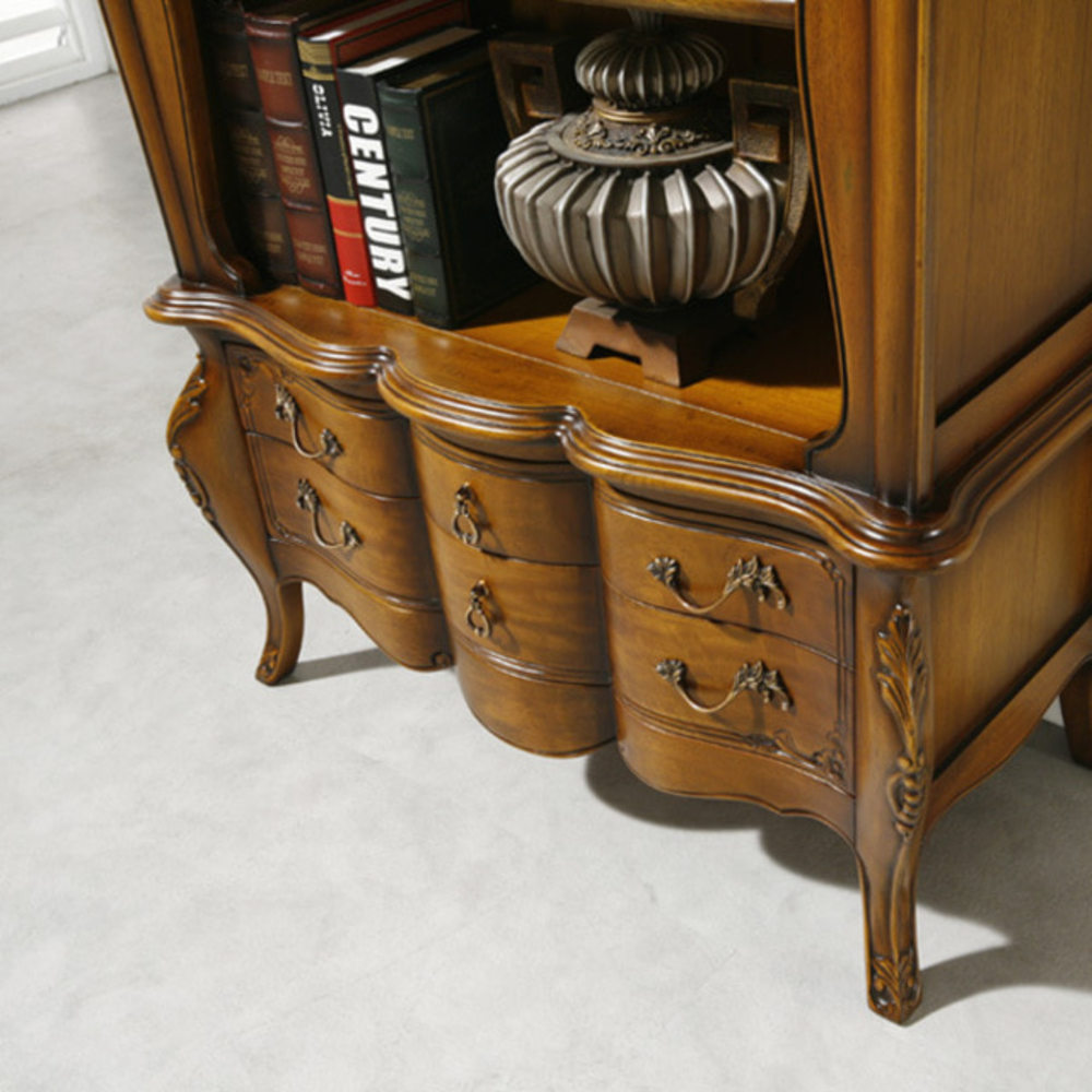 까사홈 라인브리즈 엔틱 오픈 장식장