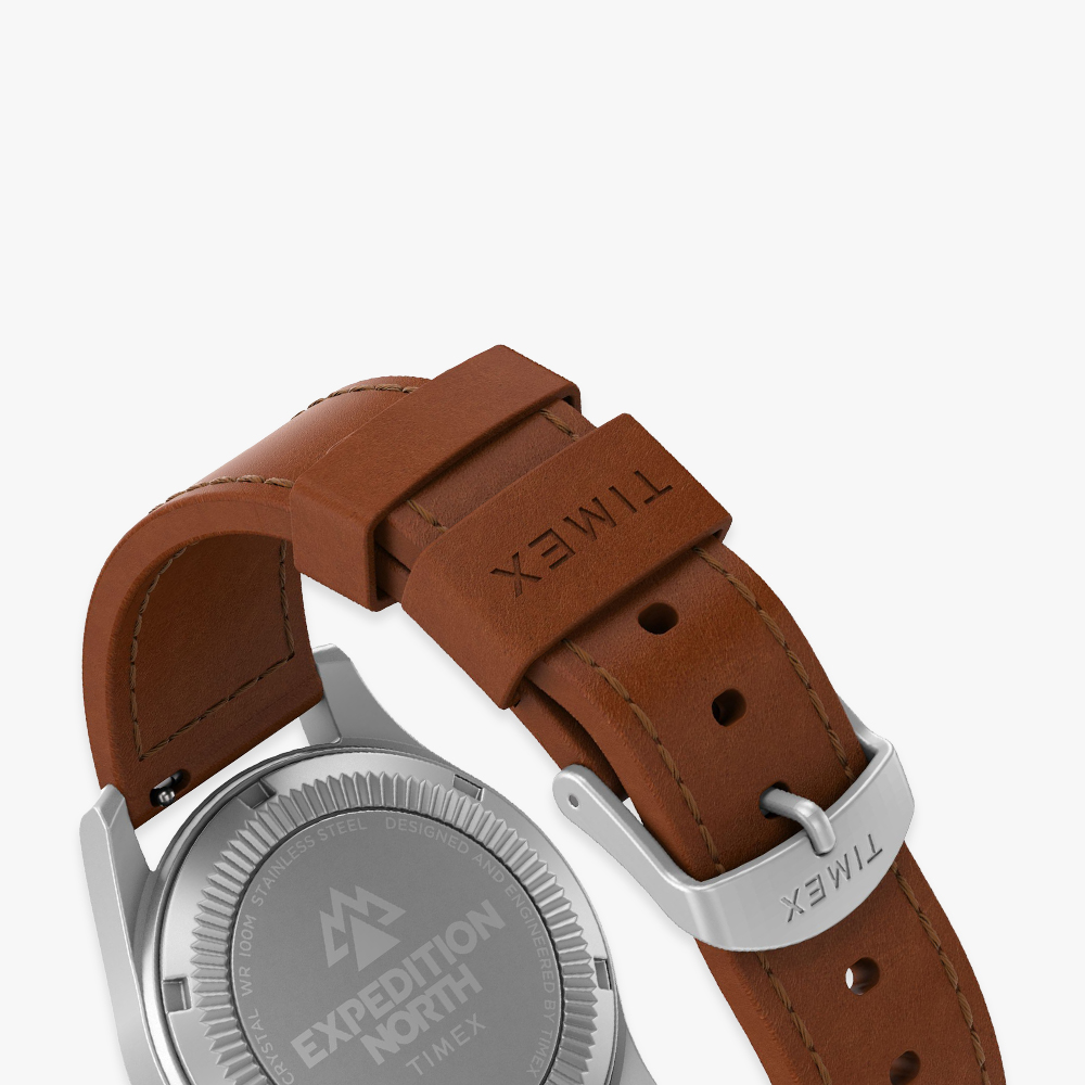 타이맥스 익스페디션 필드워치 태양광 충전 가죽시계 36mm TW2V00200