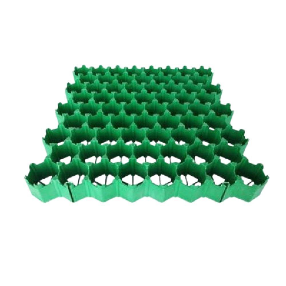 잔디 블록 야외 바닥 시공 조립식 화단 카페 펜션 주차장 50x50x4cm 중형 플랫구멍 - 상품 이미지