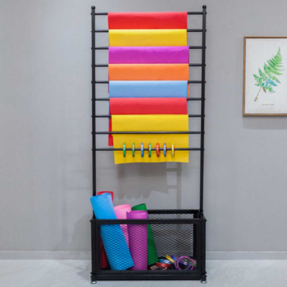 작업용 리본 거치대 포장지 보관 인테리어 진열대 화이트 70x170cm 이미지 6