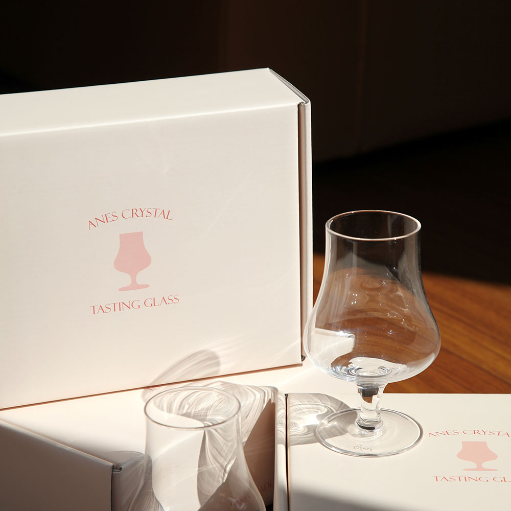 아네스 크리스탈 테이스팅 글라스 2P 신혼부부 집들이 선물 패키지 세트 - 상세 이미지 3