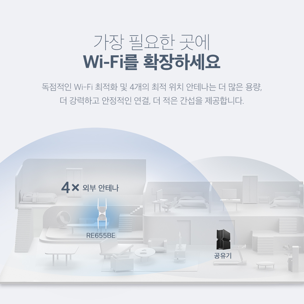 티피링크 RE655BE 2.5G BE9300 Wi-Fi 7 무선AP 와이파이 증폭기 확장기 이미지 6