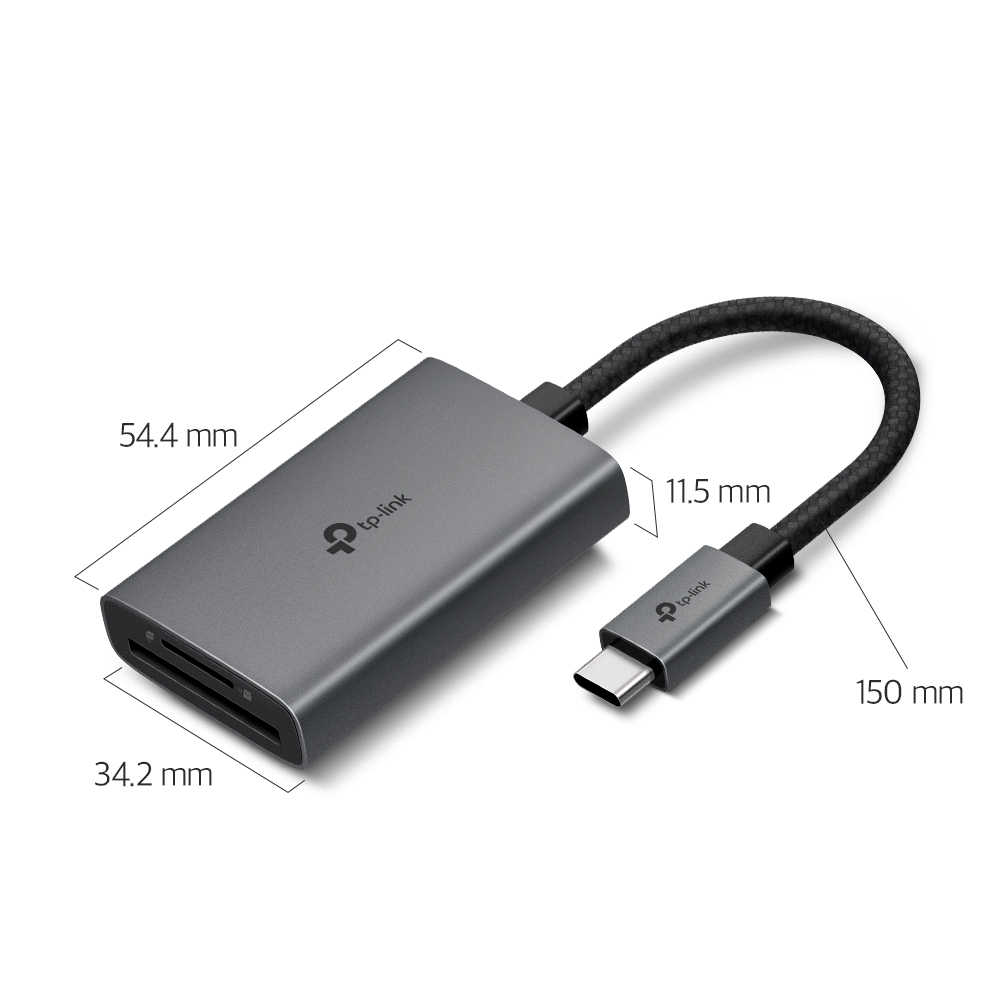 티피링크 UA440C SD카드리더기 USB-C 3.0 동시 읽기/쓰기 듀얼 UHS-II - 상세 이미지 4
