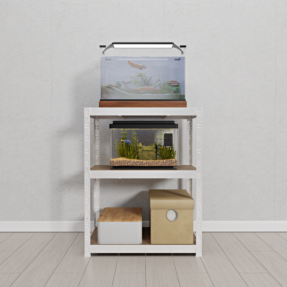 어항 받침대 축양장 수조 철제 선반 다이 1자 2자 광폭 30큐브 400400450 2단 - 상세 이미지 4