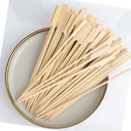 중국oem 대나무꼬치 대나무 손잡이 꼬지 200개입 파닭 과일 어묵 오뎅꼬치