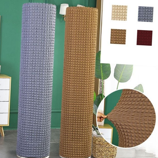 패브릭 스탠드 에어컨 커버 원통형 원형 에어컨 커버 먼지 거실