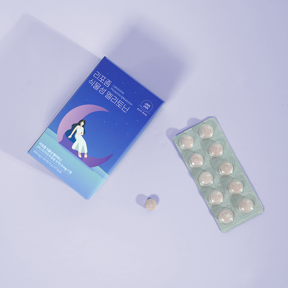 잔잔 리포좀 식물성 멜라토닌 5mg [리포토닌] 피스타치오 3mg 이상 멜라토닉 이중배합 이미지 2