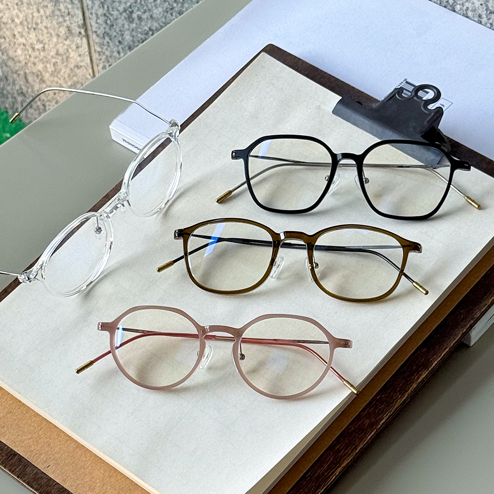 로우로우 안경 R EYE 270 271 272 273 티타늄 코받침 가벼운 콤비 컬렉션 - 상세 이미지 2