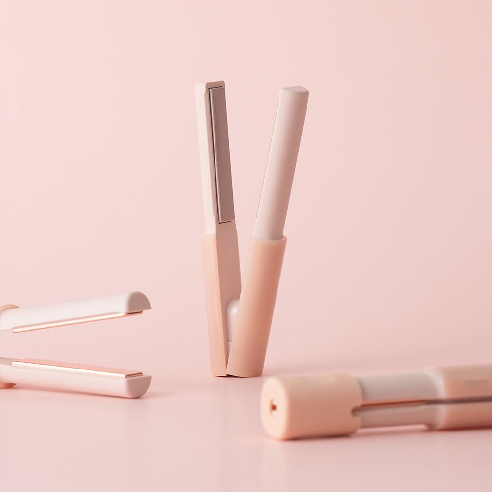 오브룸 티니 미니 고데기 2세대 휴대용 앞머리 볼륨 매직기 유선 C타입 여행용