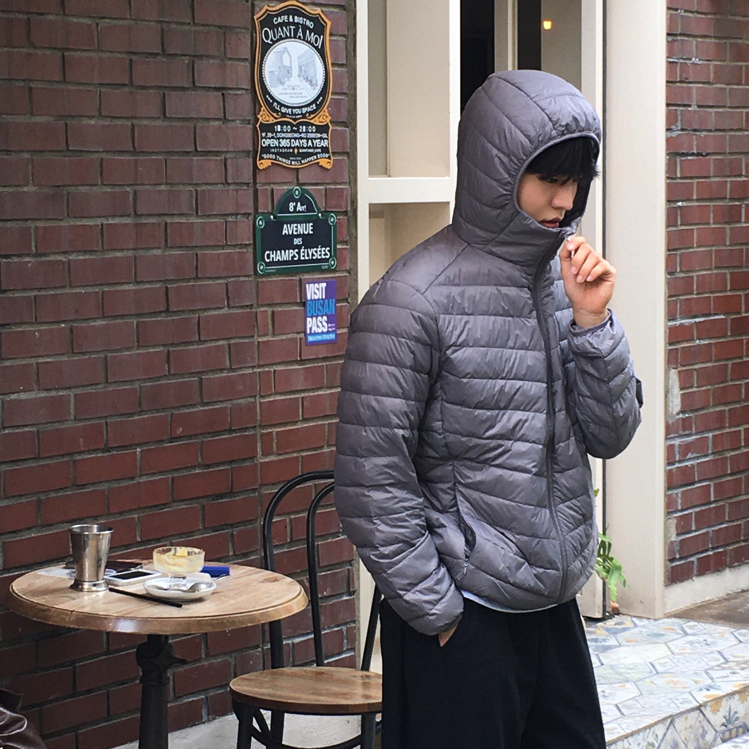 남성경량다운 남성퀄팅패딩 남자오리털패딩 - 상세 이미지 3