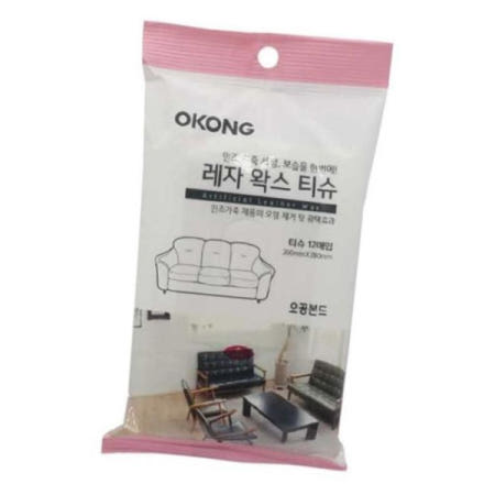 크리너티슈 오공 레자왁스 인조가죽세정 보습 12매