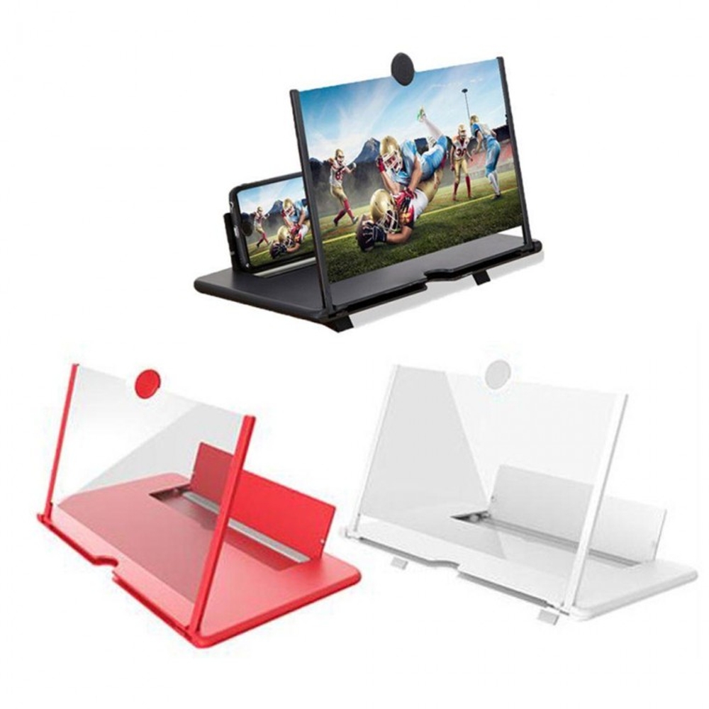 스마트폰 확대경 큰 화면 확대3 스크린 가지 색상 미니 돋보기 폰거치대 핸드폰 폰화면 - 메인 이미지