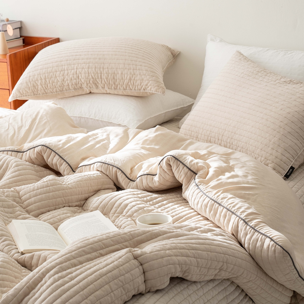 나라데코 모달100 피그먼트 차렵이불 8온스 사계절 이불 퀸 킹