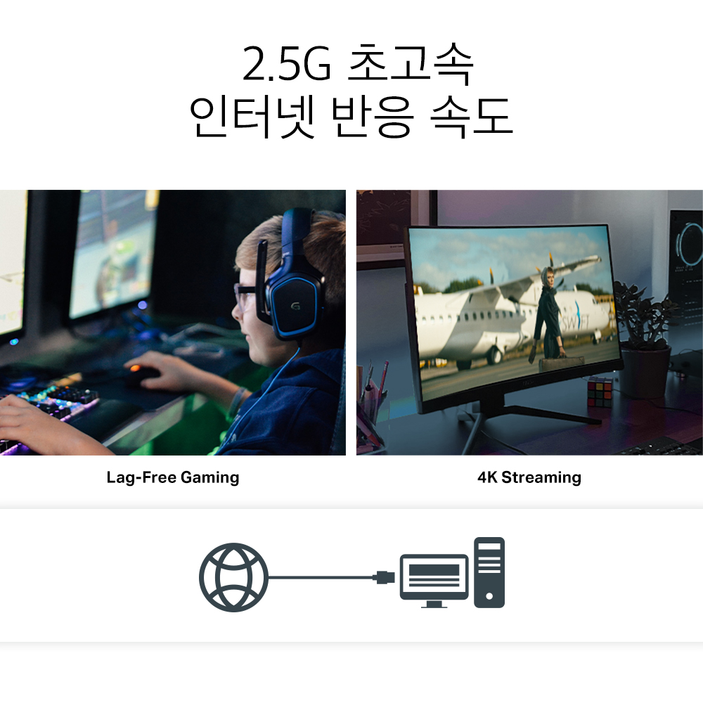 티피링크 2.5Gbps TX201 PCI-e 인터넷 데스크탑 어댑터 유선 랜카드 - 상세 이미지 4