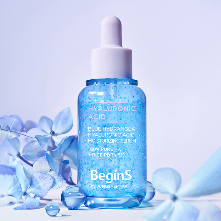 비긴스 바이 정샘물 블루 수국 히알루론산 수분 세럼 30ml