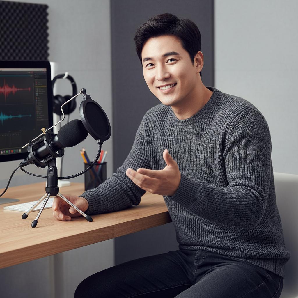 지향성 스탠드마이크 방송용마이크 - 상품 이미지