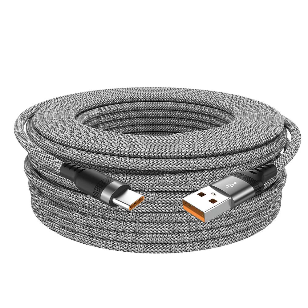 C타입 고속충전케이블 데이터전송 연결 USB 2.0 롱 케이블 3m, 1개 - 상품 이미지