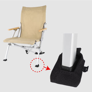 와일드원 스노우피크 로우 체어 쇼트 호환 앞 다리 커버 블랙 플로어 캠핑... 운동러 솔직 후기 | 실사용 리뷰 - 상품 이미지 2