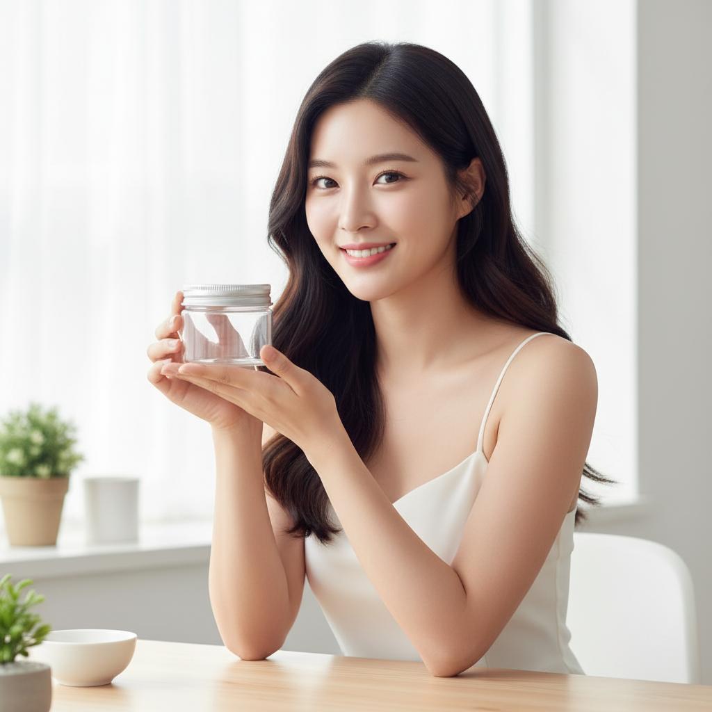 크림 용기 화장품 플라스틱 공병 케이스 50ml 소분 - 상품 이미지