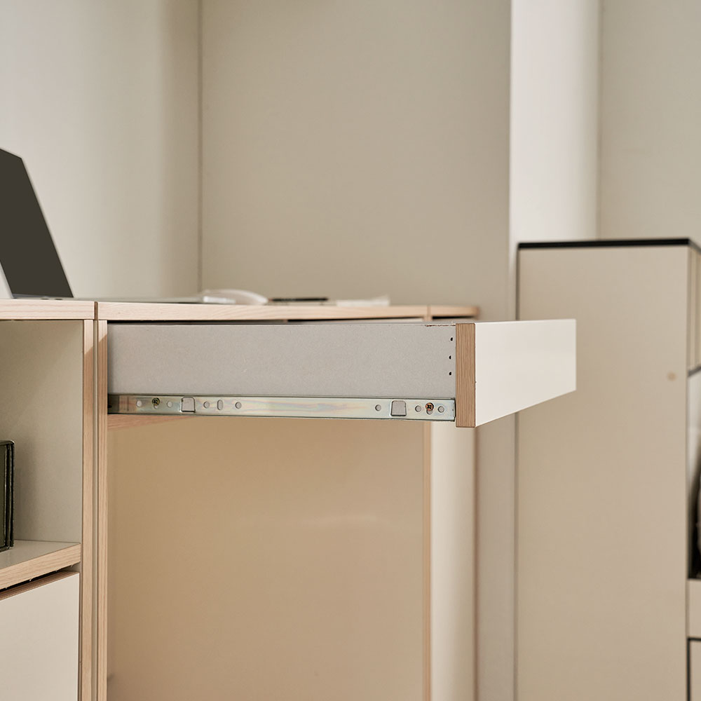 바스포르 뮤트 800 1인 일자형 컴퓨터 책상 미니 원룸 학생 서재 테이블