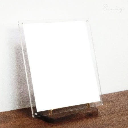 예정원 테이블 POP꽂이 A5 아크릴 자석 L형 우드거치대 부착형 A4꽂이 전시회