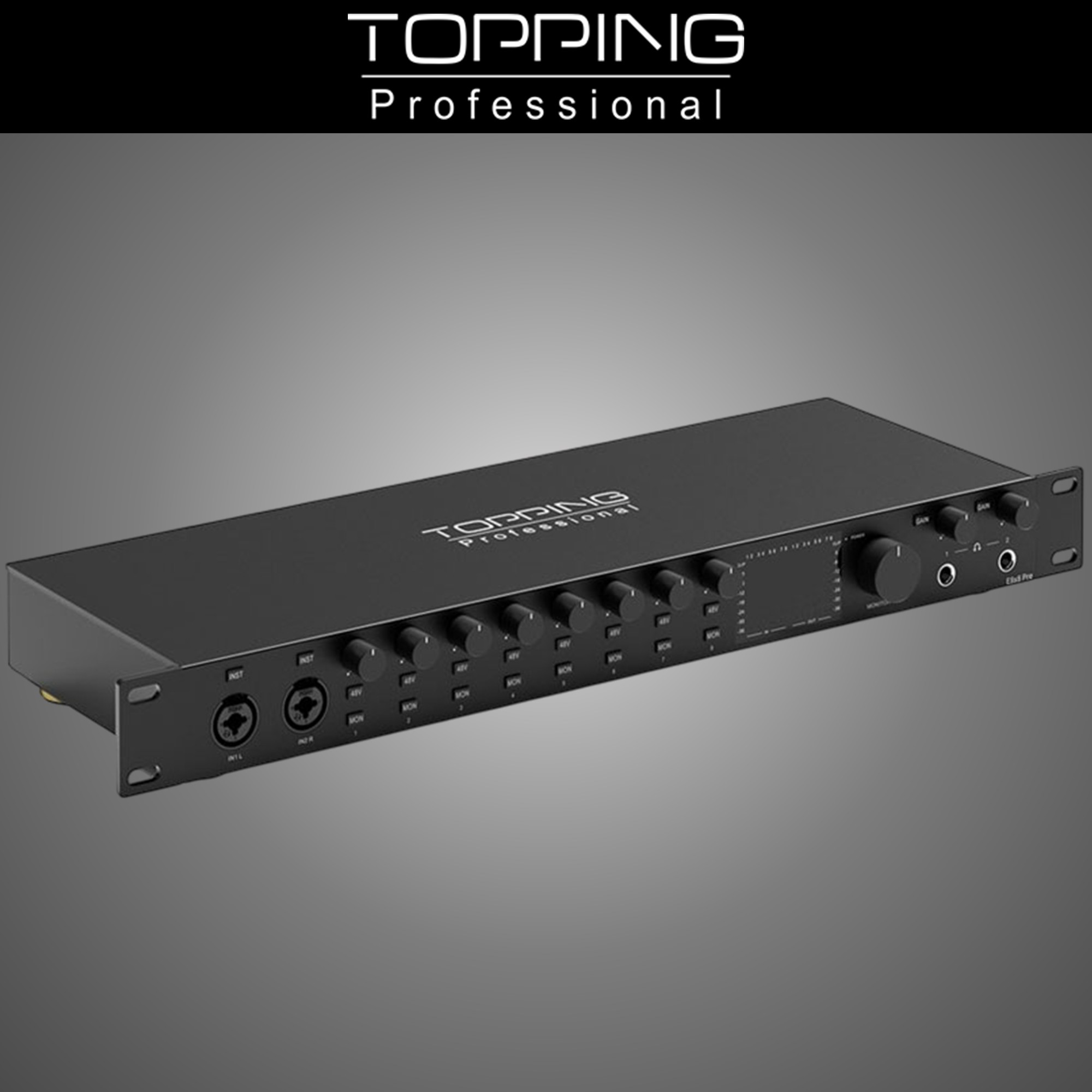 토핑 TOPPING E8X8 PRE 오디오 인터페이스 정식수입제품 iOS 안드로이드OS - 상세 이미지 3