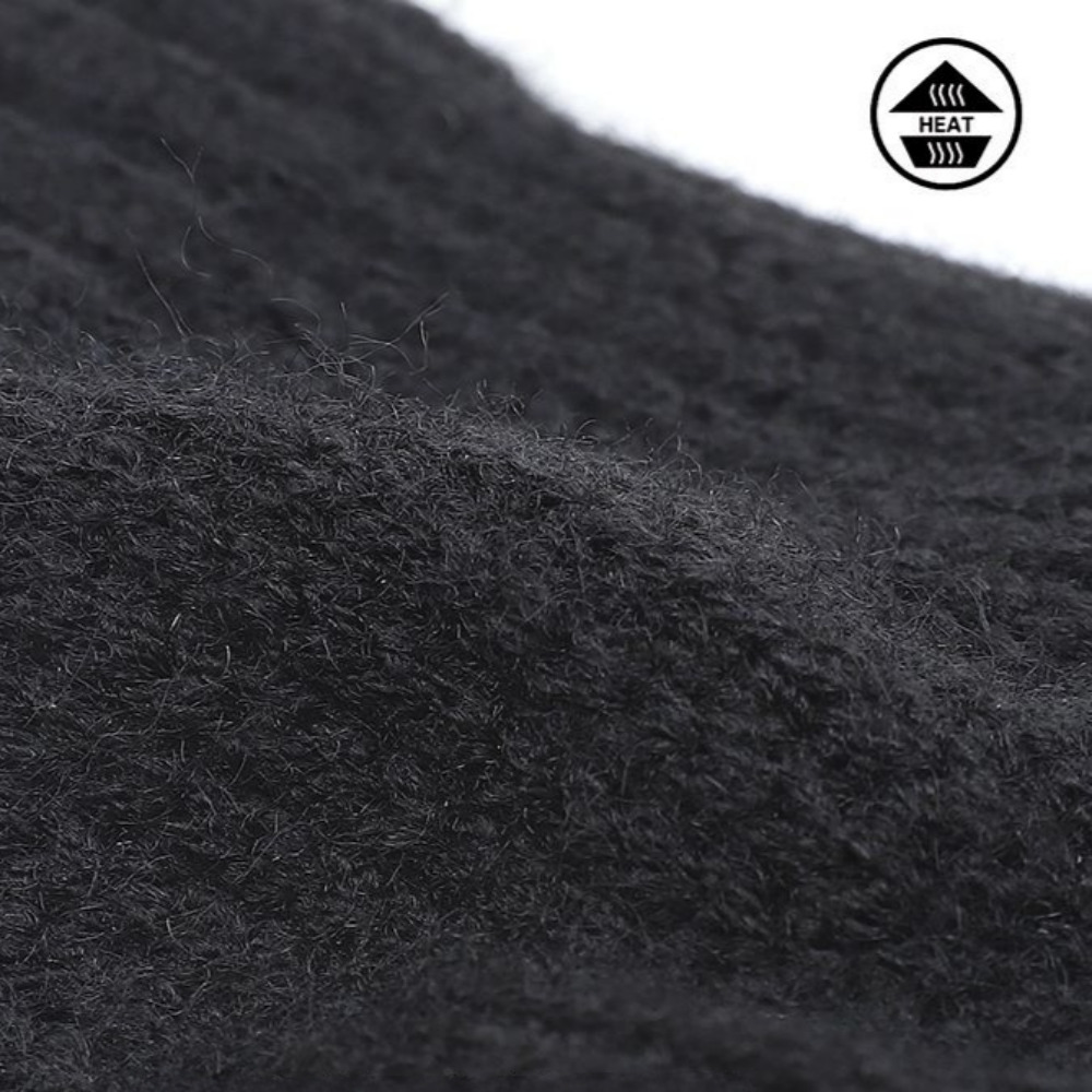 남성 겨울장갑 울 반장갑 보온 니트장갑